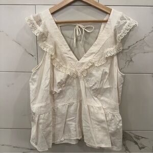 Old Navy Lace Trim Women's Sleeveless Top